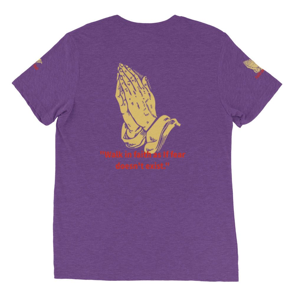 Faith over fear Short sleeve t-shirt