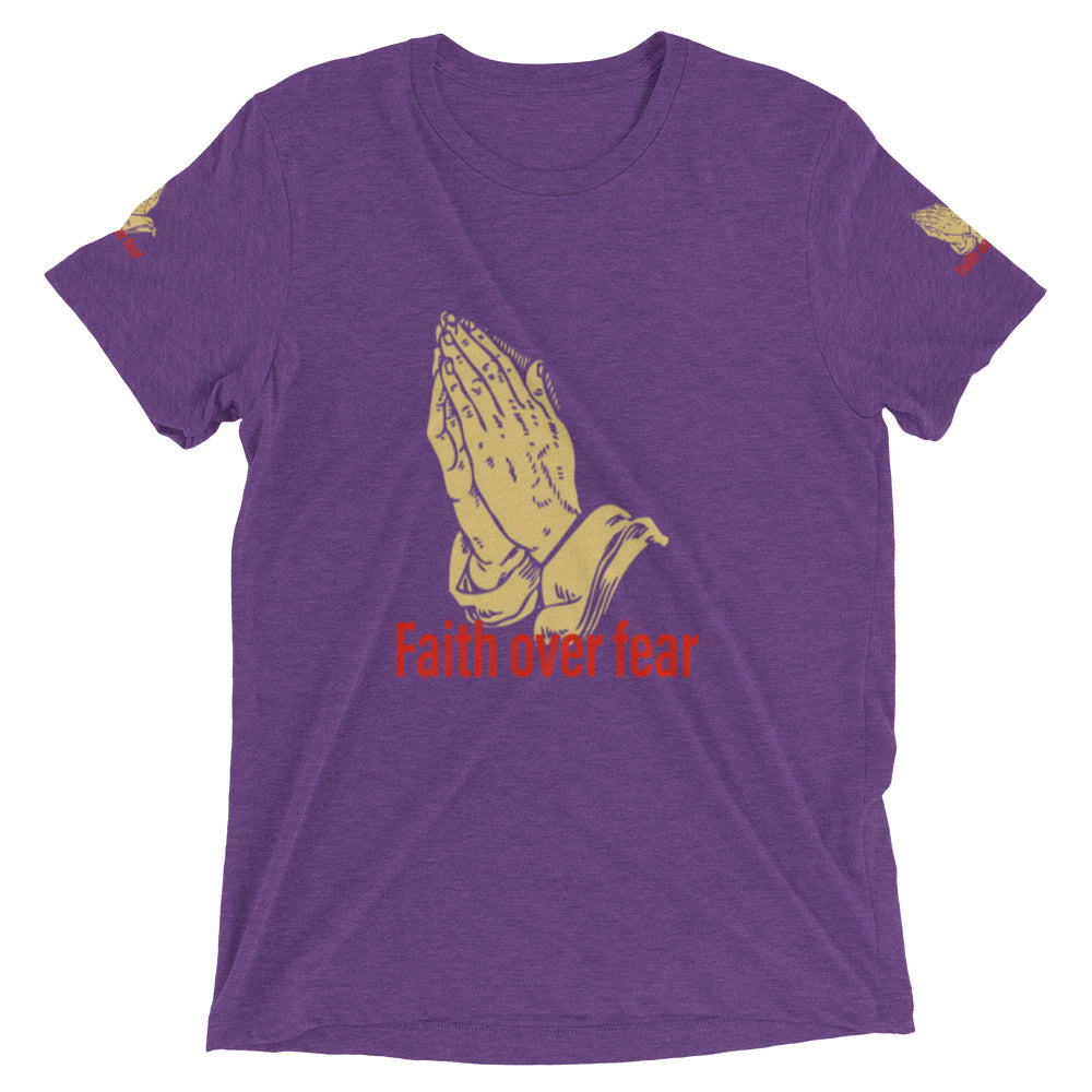 Faith over fear Short sleeve t-shirt