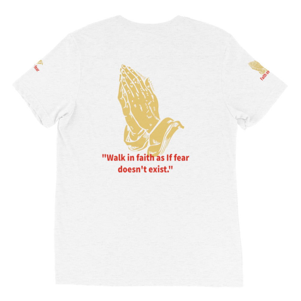 Faith over fear Short sleeve t-shirt