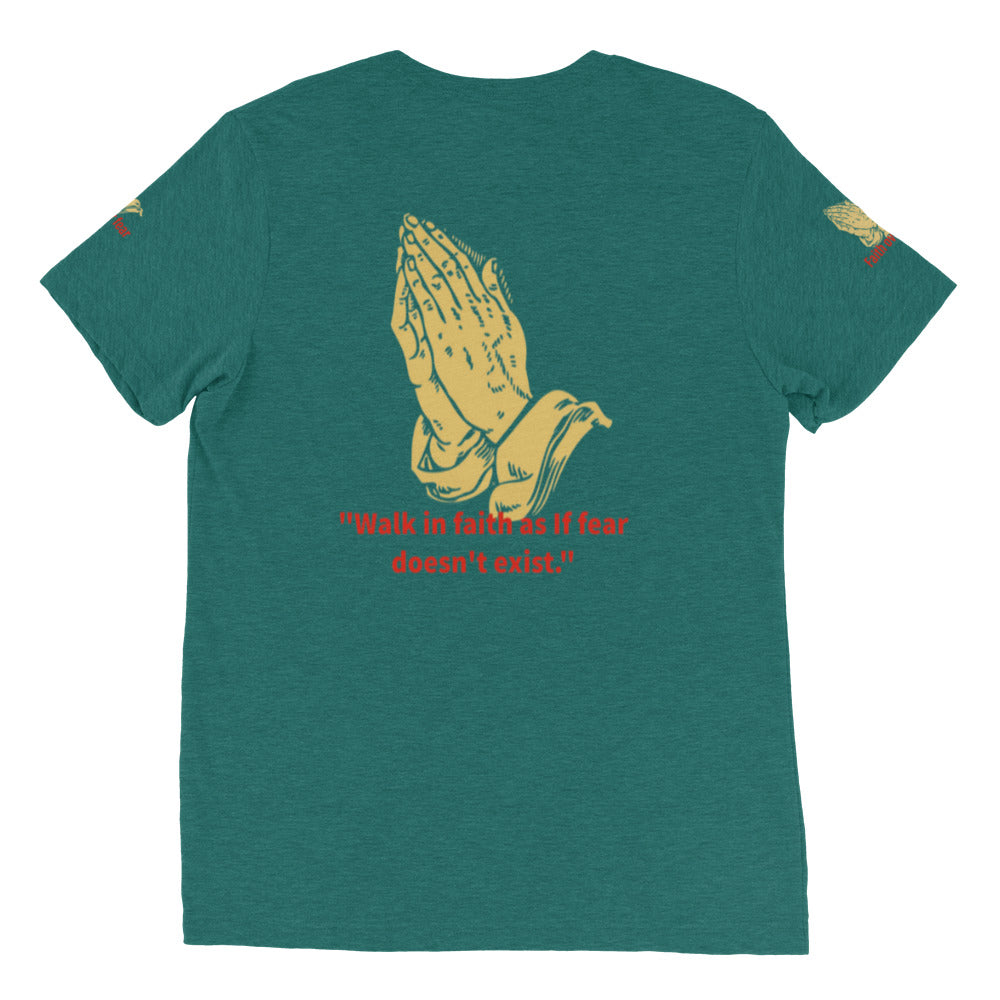 Faith over fear Short sleeve t-shirt