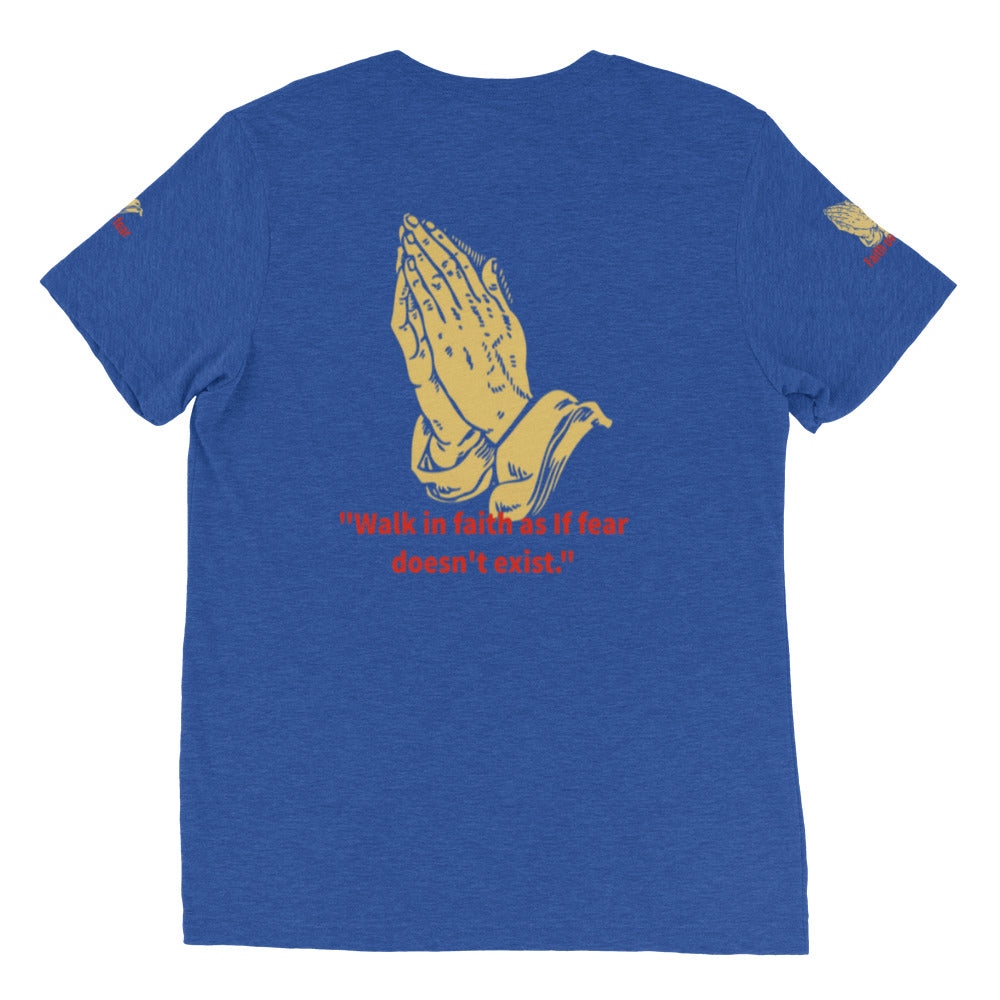 Faith over fear Short sleeve t-shirt