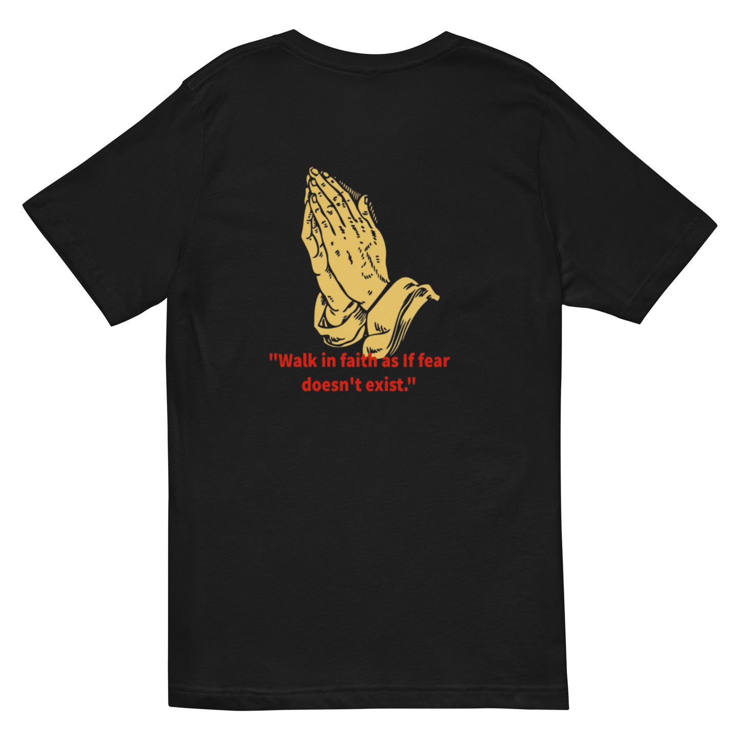 Faith over fear Unisex Short Sleeve V-Neck T-Shirt