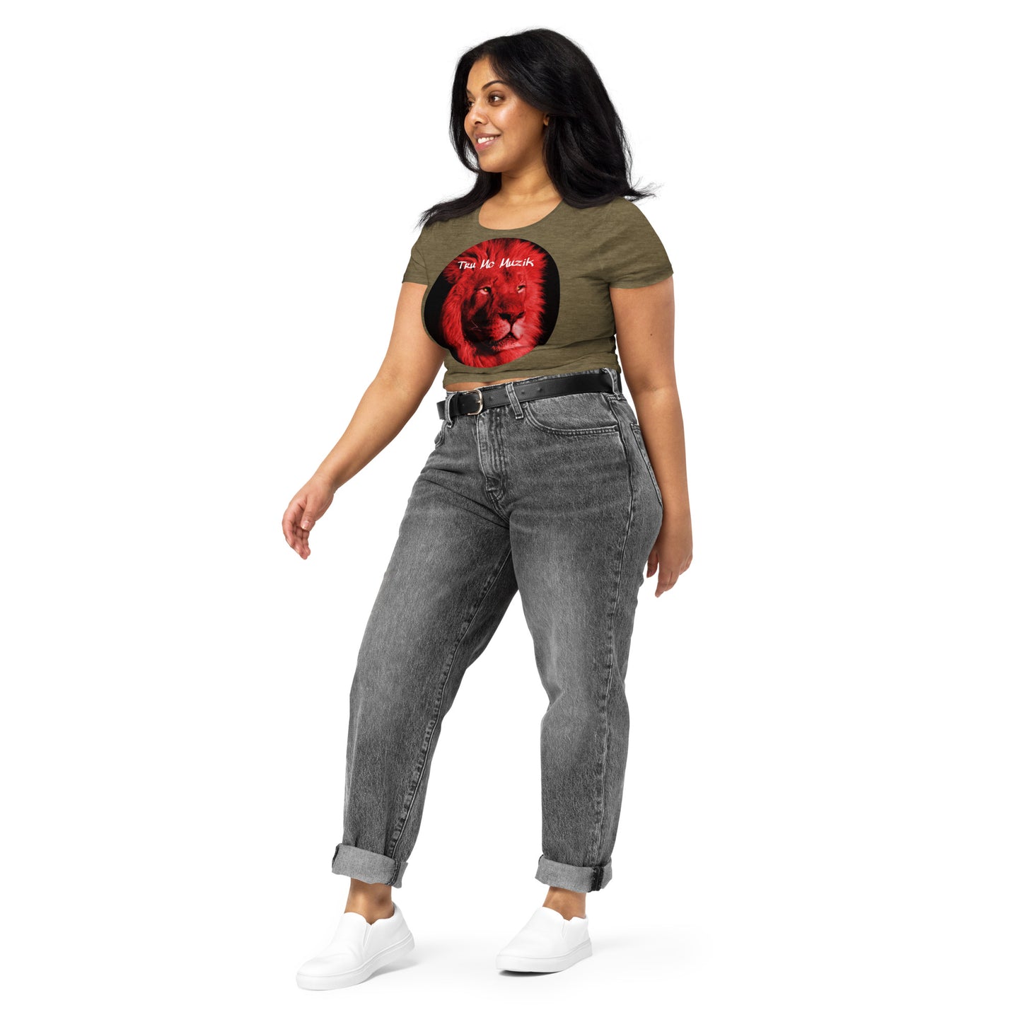 TRU MC MUZIK Women’s Crop Tee