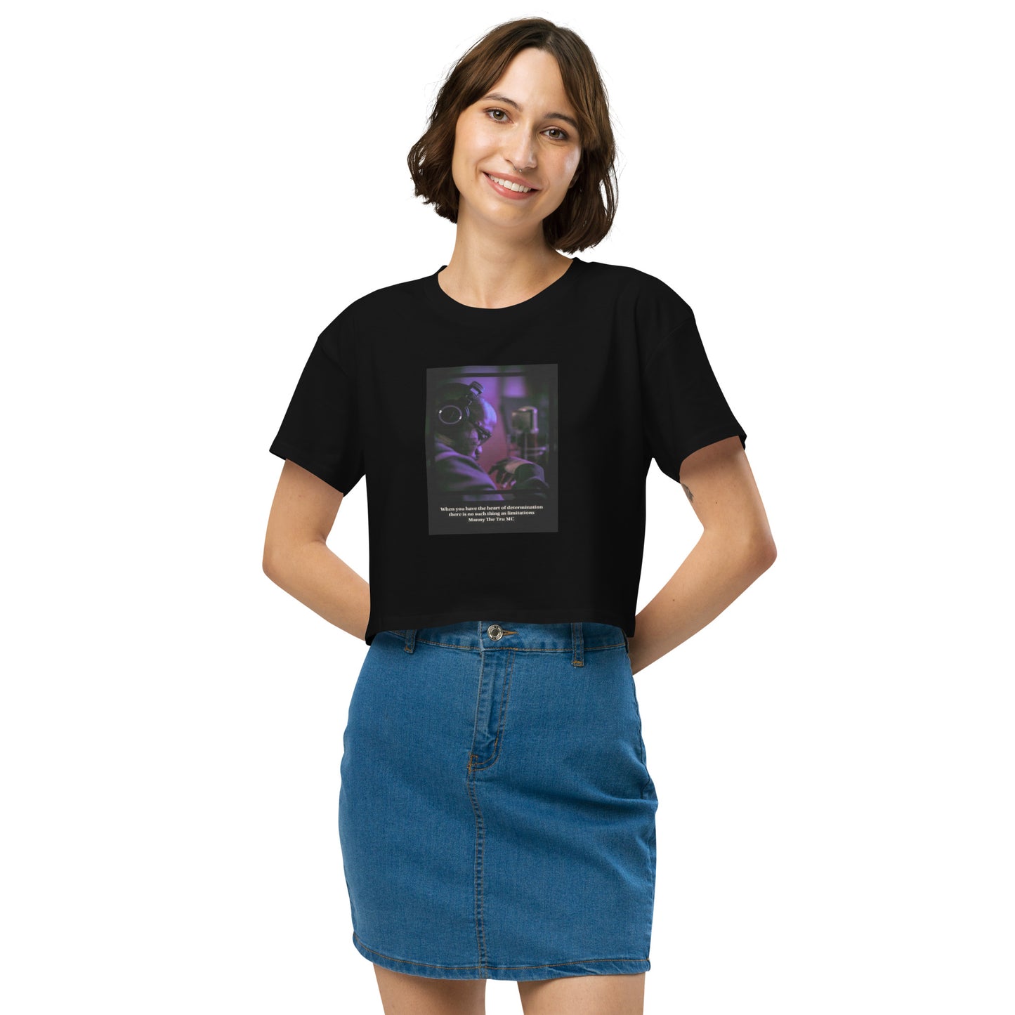 The Heart Of Determination Women’s crop top