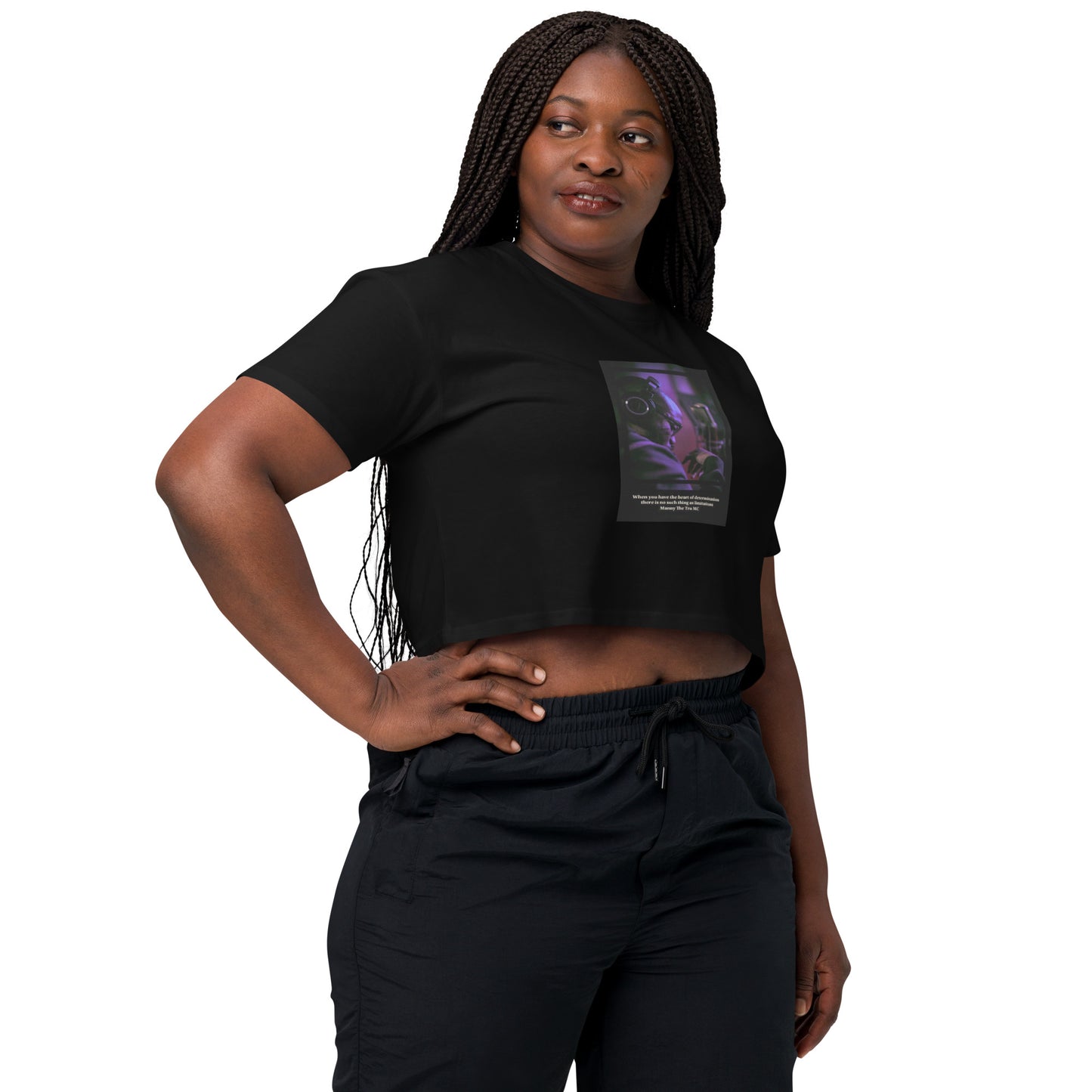 The Heart Of Determination Women’s crop top