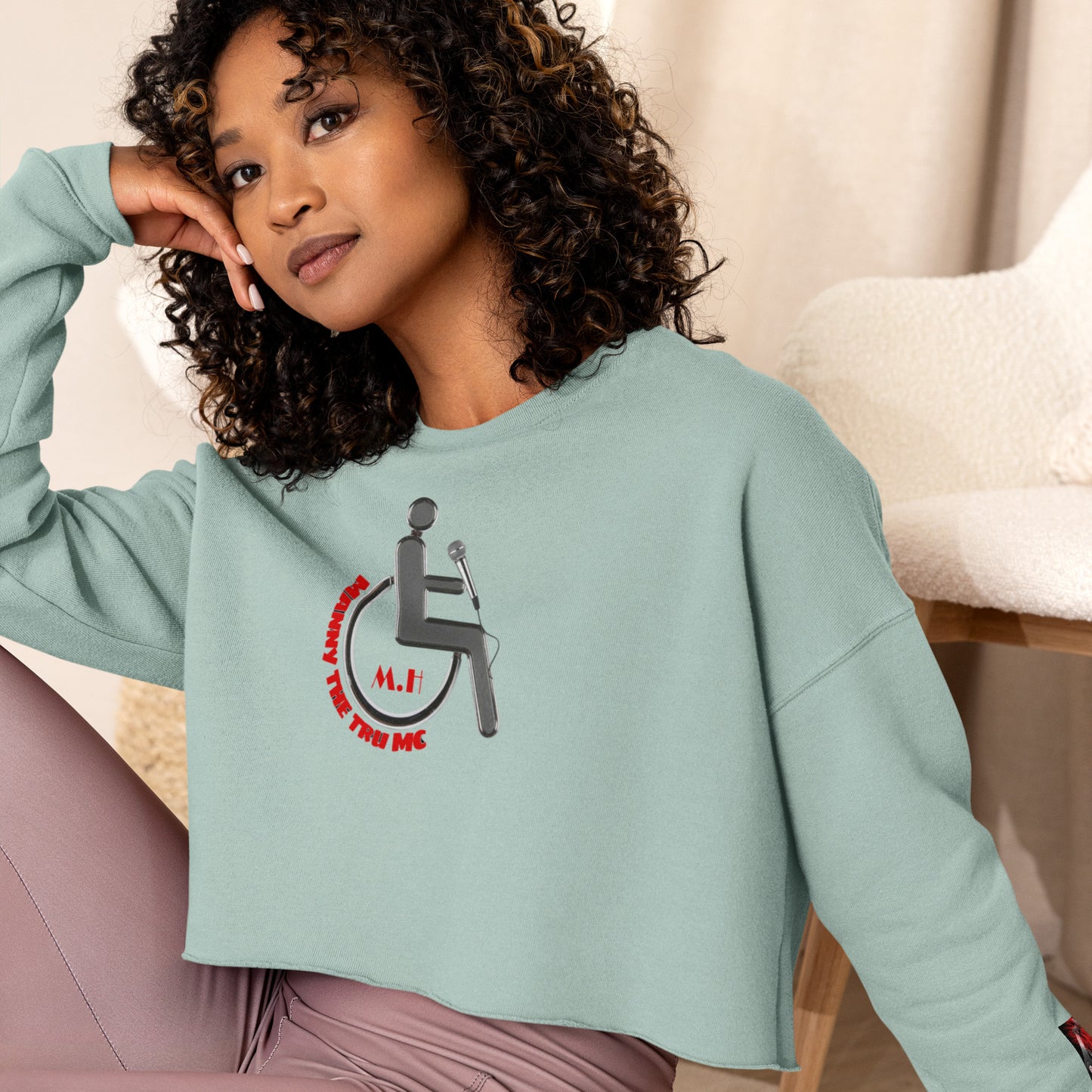 MANNY THE TRU MC Crop Sweatshirt