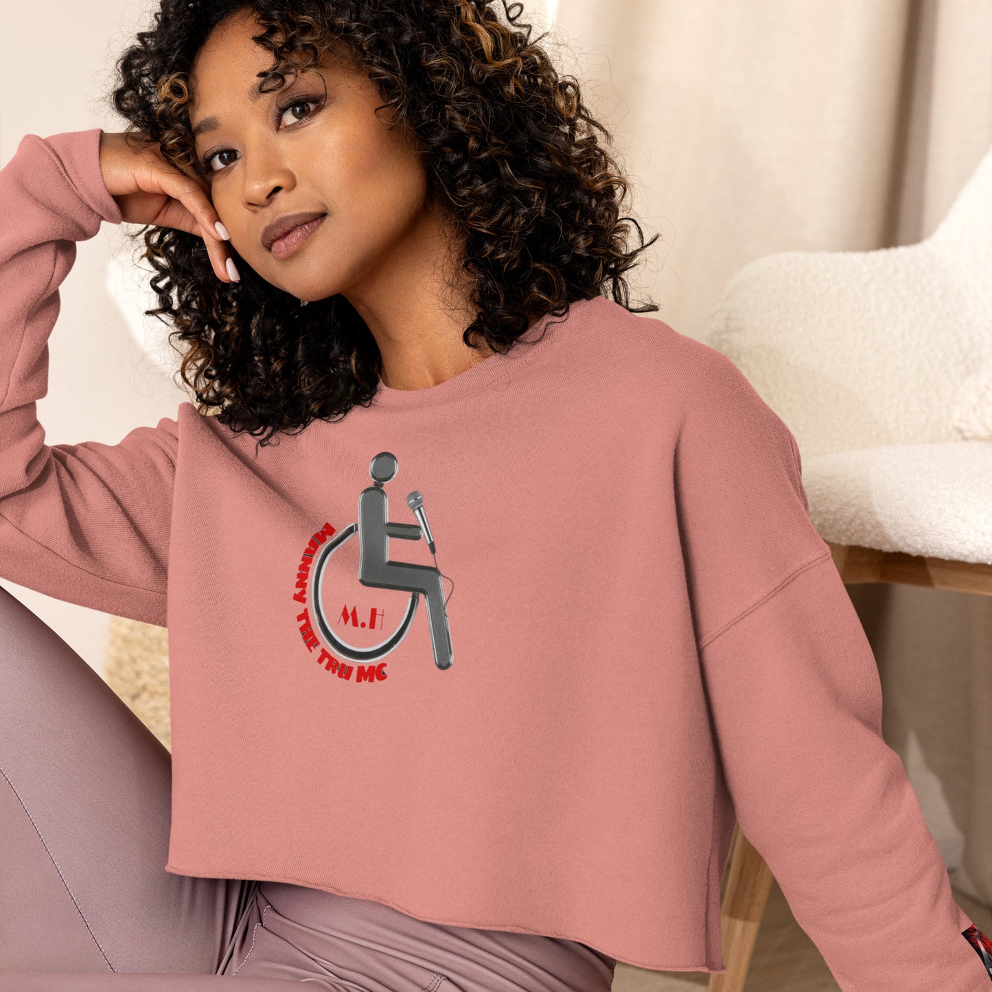 MANNY THE TRU MC Crop Sweatshirt
