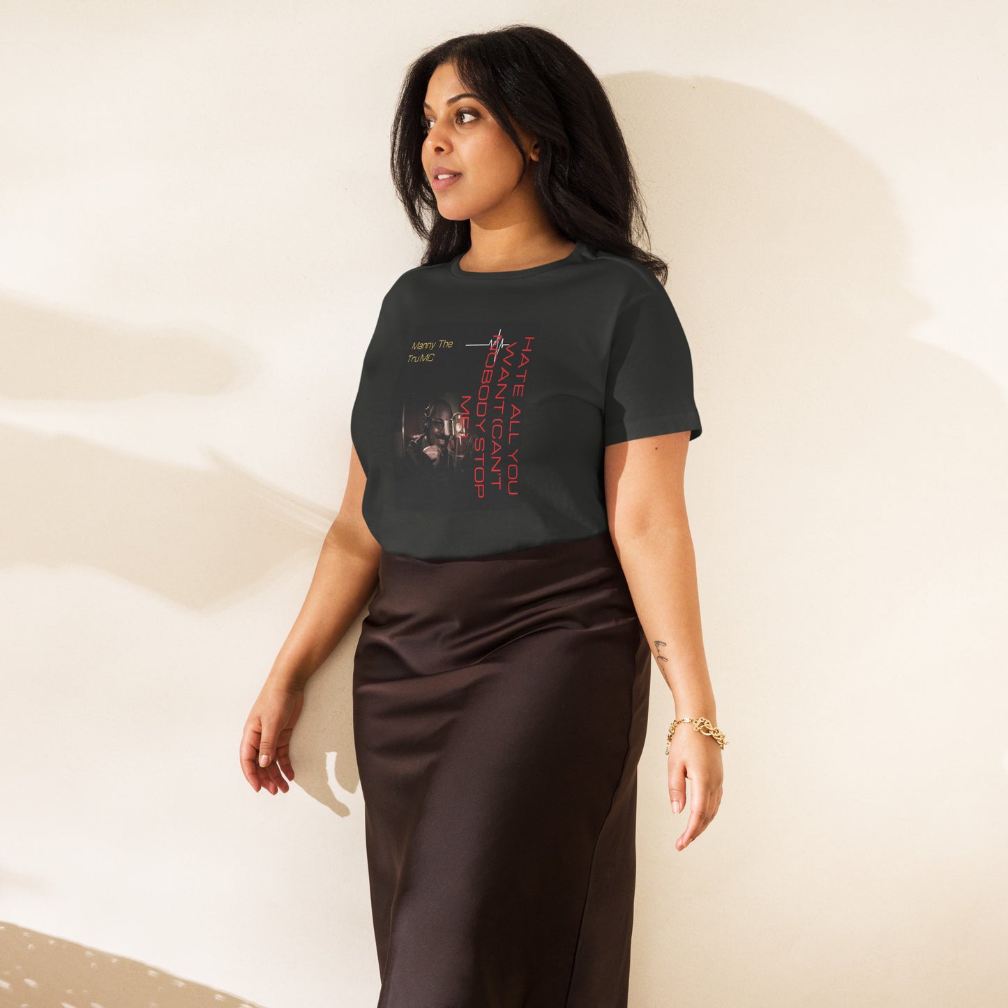 Hate all you want (Can't nobody stop me Women’s high-waisted t-shirt