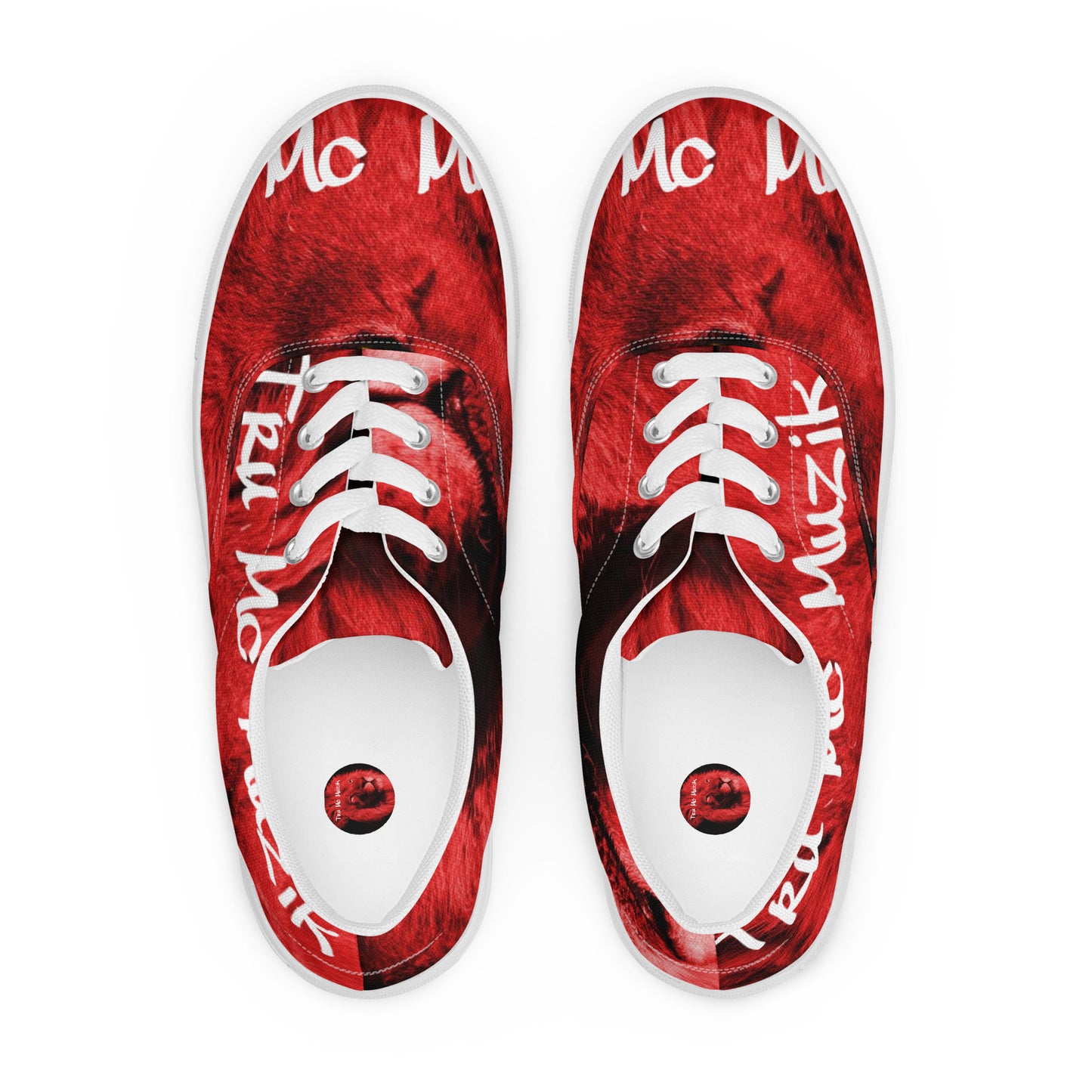 TRU MC MUZIK Women’s lace-up canvas shoes