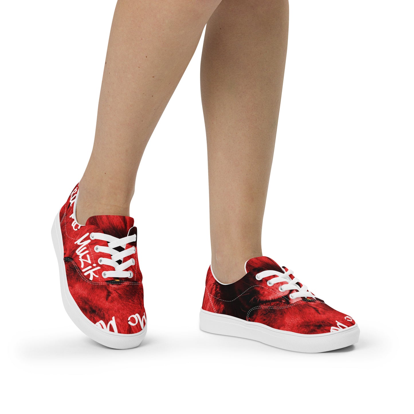 TRU MC MUZIK Women’s lace-up canvas shoes