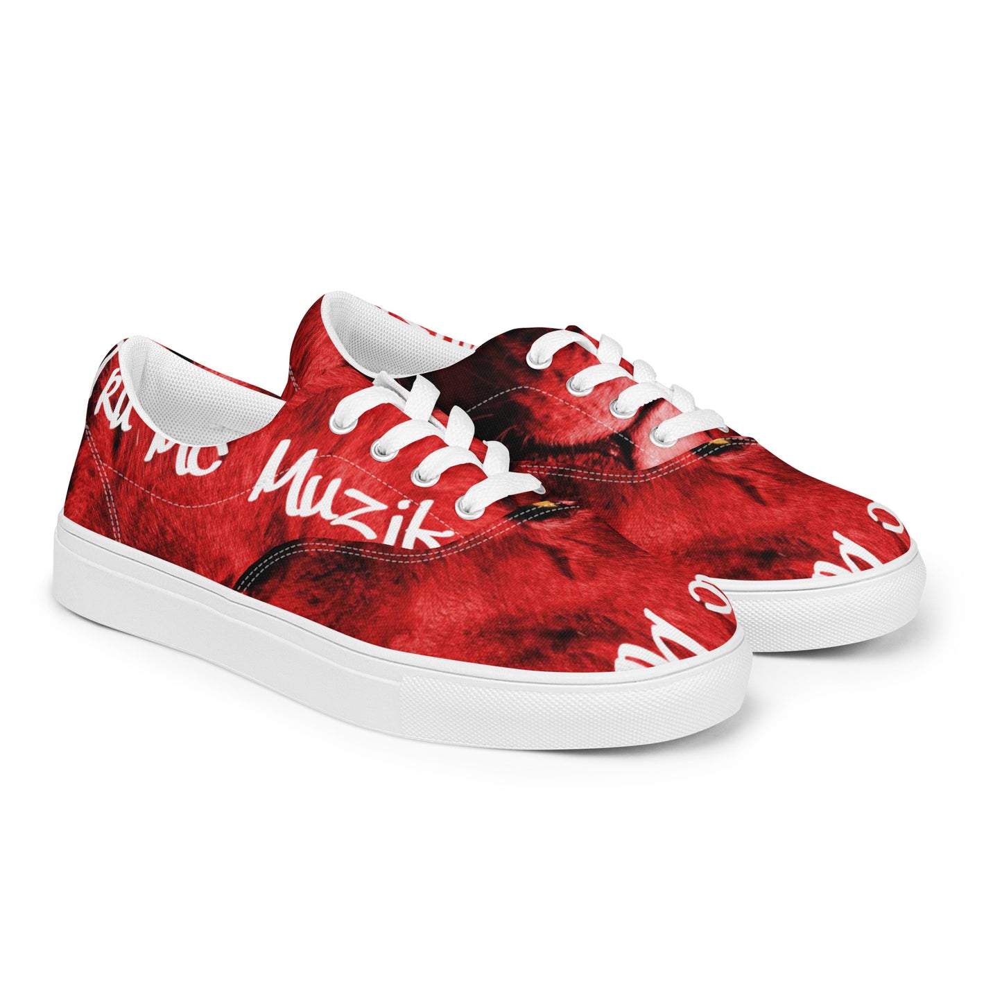TRU MC MUZIK Women’s lace-up canvas shoes
