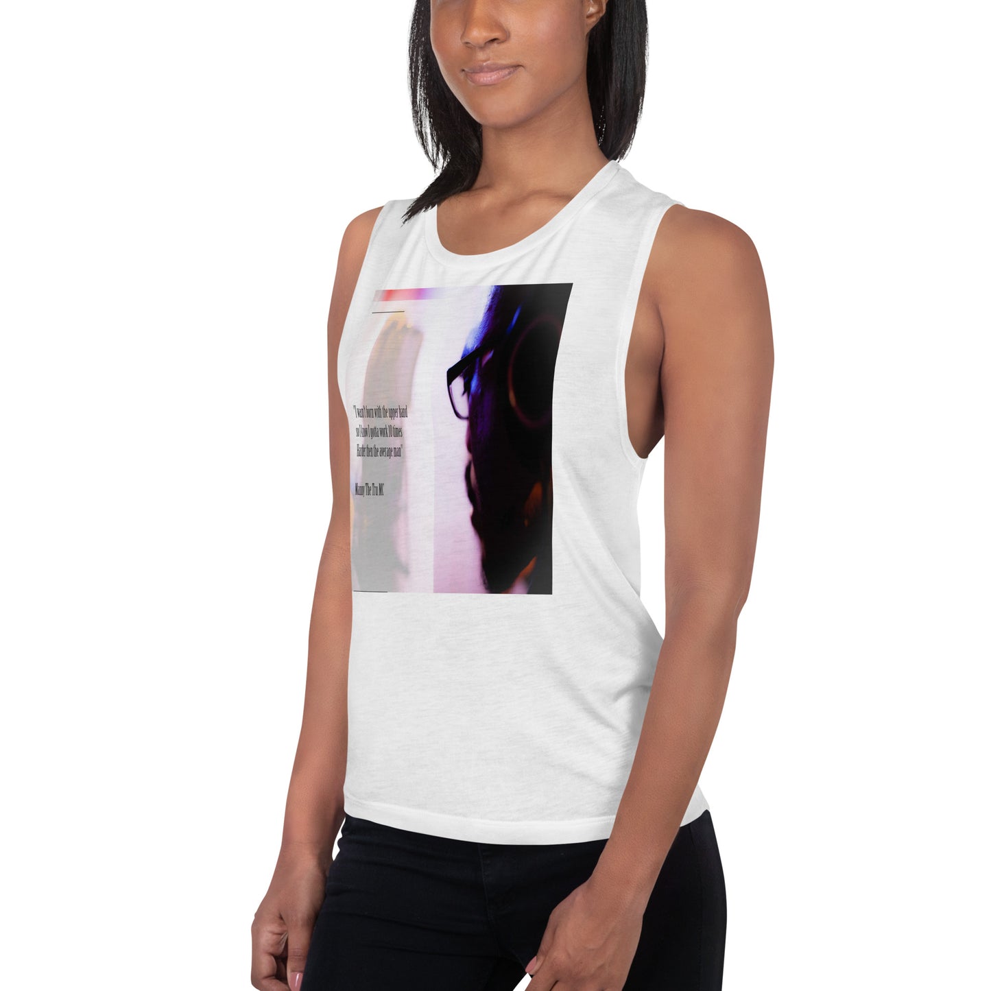 10 times harder Ladies’ Muscle Tank