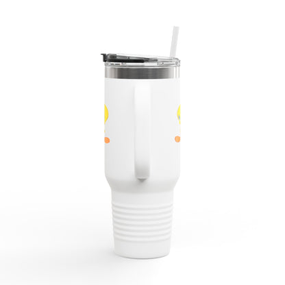 Cheerful Insulated Travel Mug, 40oz - Perfect for Hot & Cold Beverages, Kids & Adults, Great Gift for Holidays & Road Trips, Fun [...]