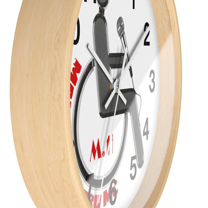 Motivational Disability Wall Clock with Microphone - Inspiring Decor for Home & Office