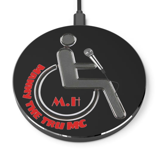 MANNY THE TRU MC Inclusive Wireless Charger with Microphone Design - Fast Charging Pad