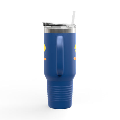 Cheerful Insulated Travel Mug, 40oz - Perfect for Hot & Cold Beverages, Kids & Adults, Great Gift for Holidays & Road Trips, Fun [...]