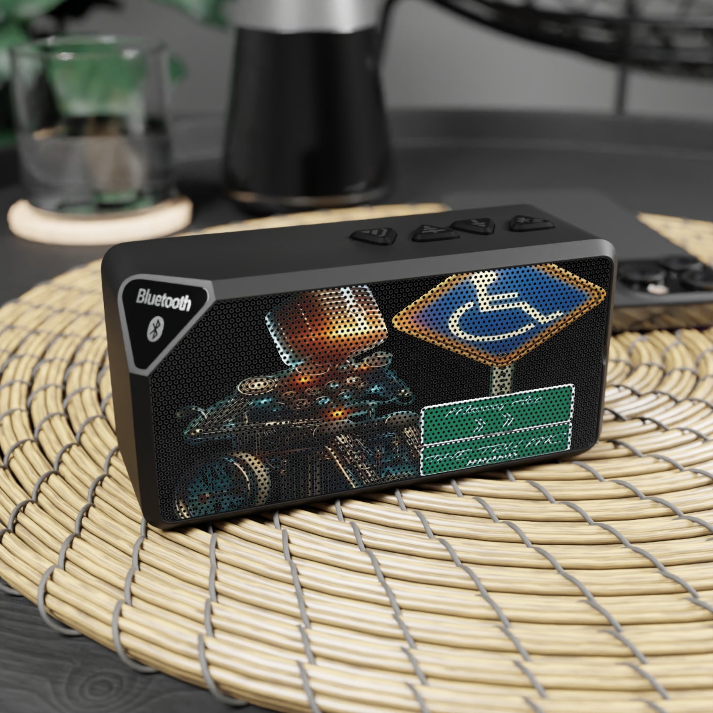 THE TRU MC BRAND Jabba Bluetooth Speaker - Fun Retro Design for Music Lovers