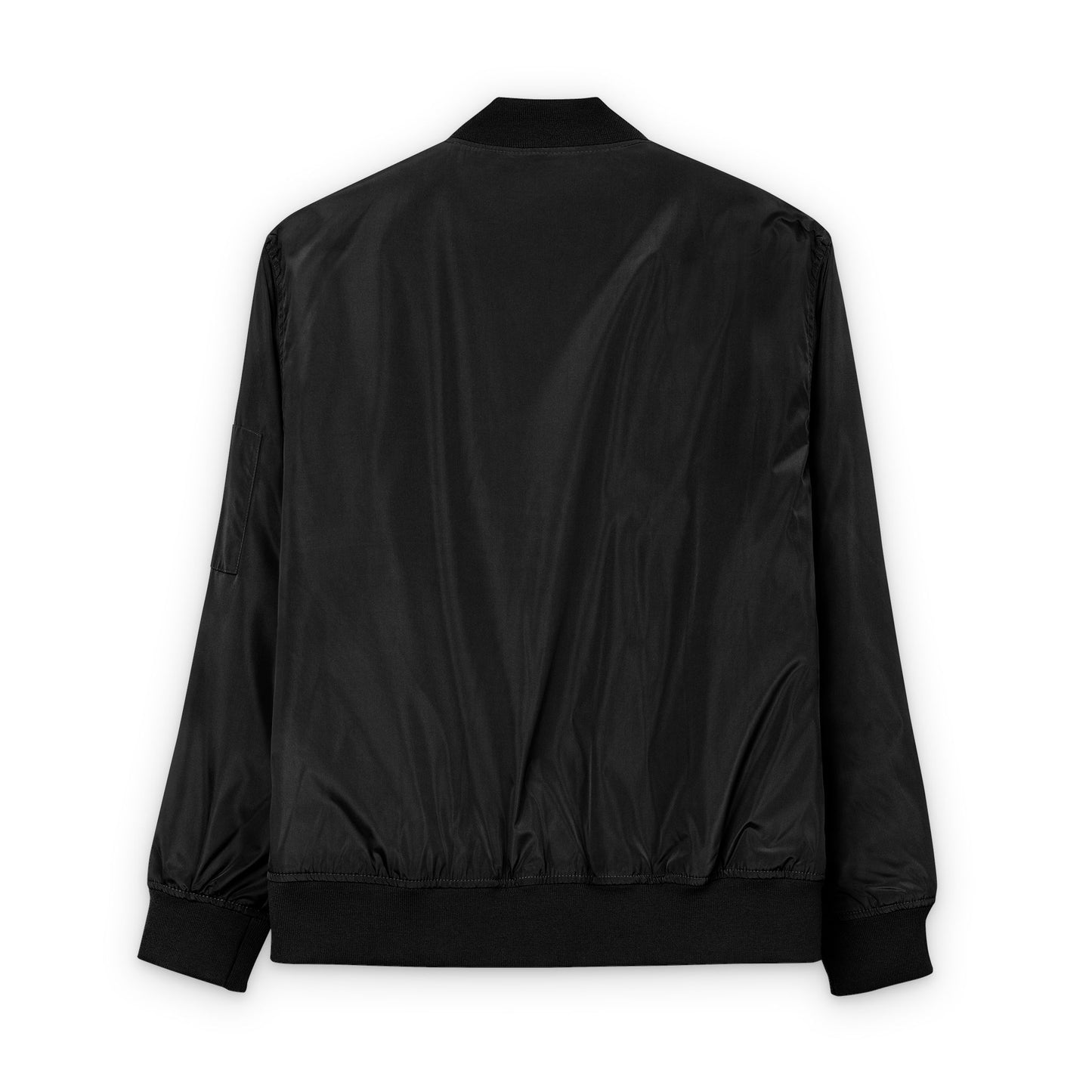 Eco-Friendly Embroidered Bomber Jacket, Sustainable Fashion, Casual Streetwear, Perfect Gift, Earth Day Apparel