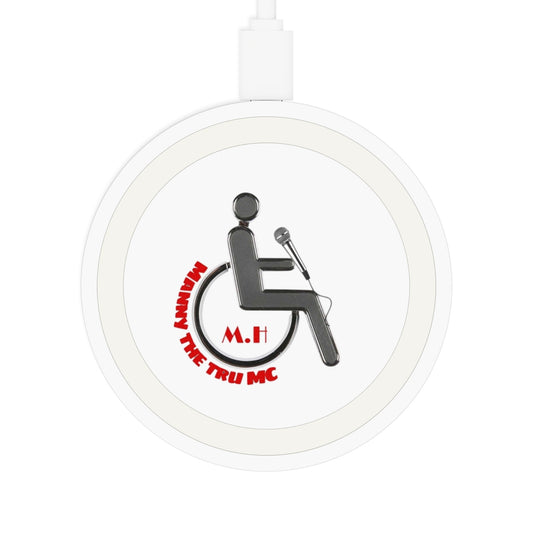 Motivational Wireless Charging Pad - 'M.H. The Tru MC' Design