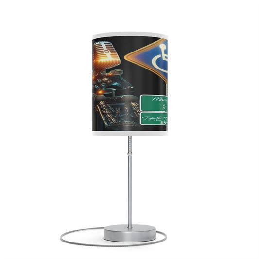 Vintage Microphone Table Lamp - Retro Decor for Music Lovers