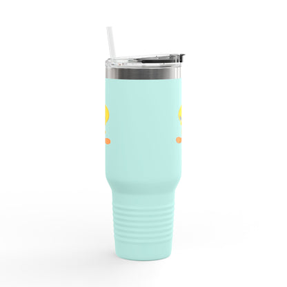 Cheerful Insulated Travel Mug, 40oz - Perfect for Hot & Cold Beverages, Kids & Adults, Great Gift for Holidays & Road Trips, Fun [...]