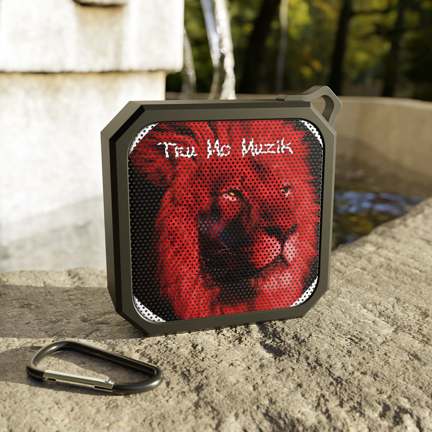 TRU MC MUZIK Portable Bluetooth Speaker with Lion Design - Perfect for Outdoor Adventures