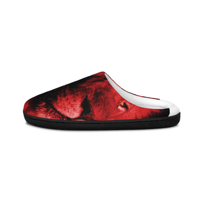 Cozy Red Lion Indoor Slippers for Men