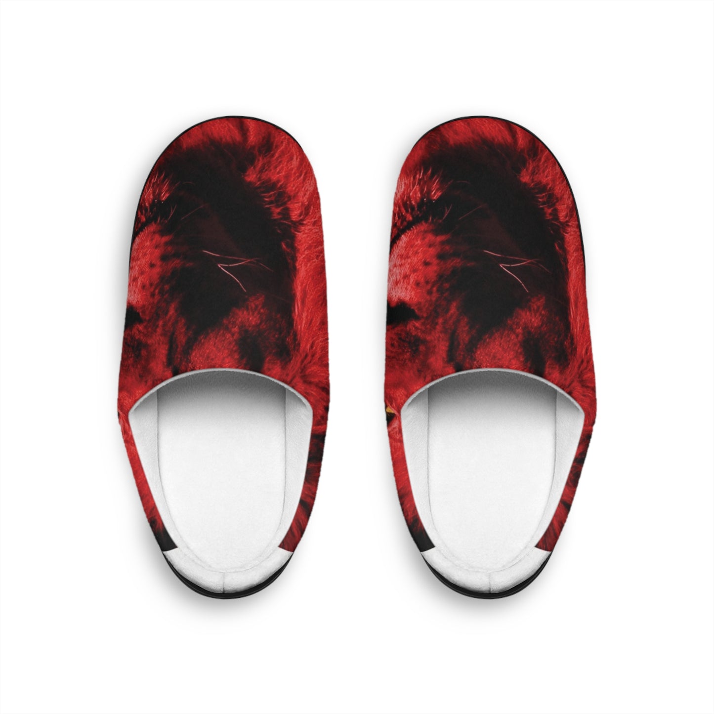 Cozy Red Lion Indoor Slippers for Men