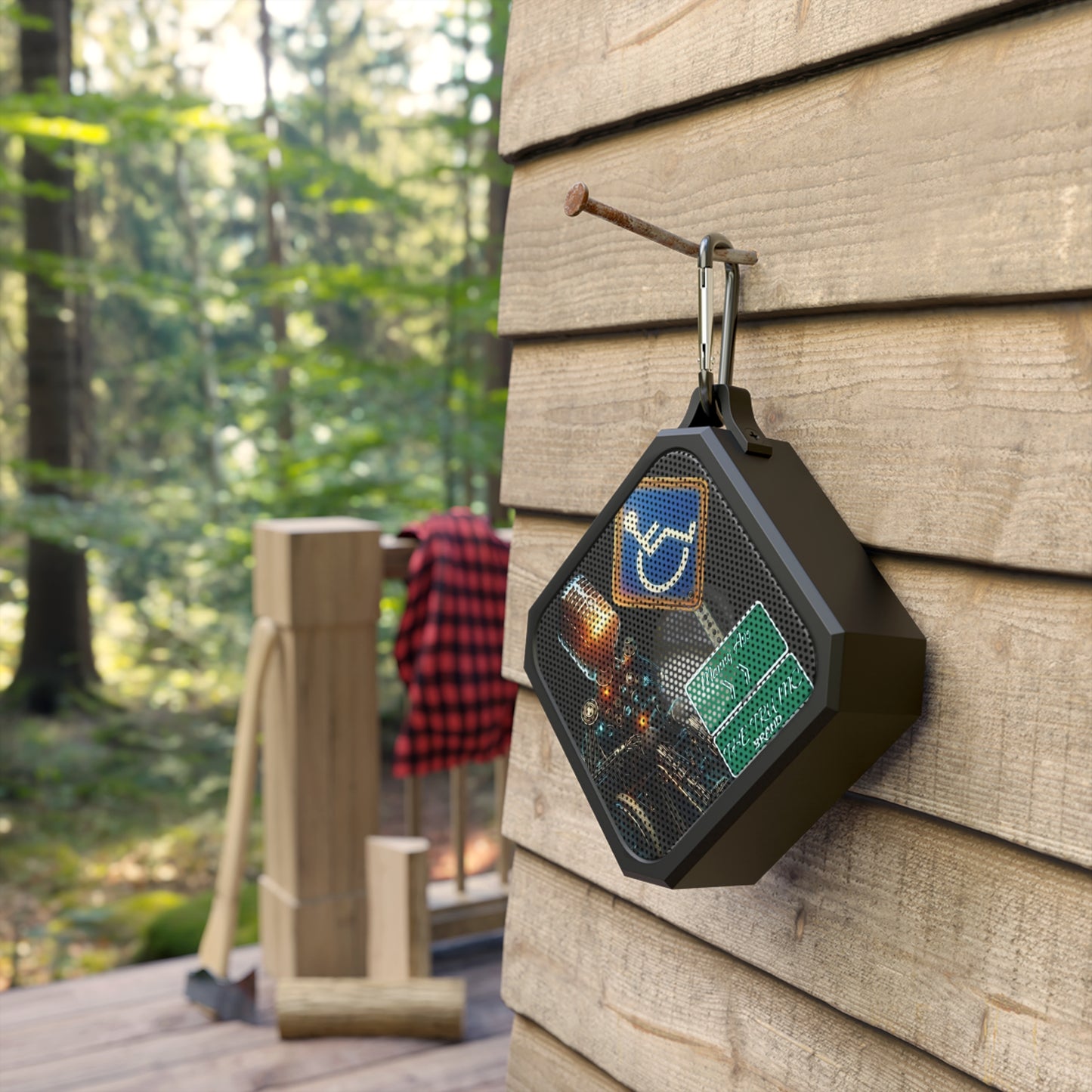 Bluetooth Outdoor Speaker with Unique Design, Portable Speaker for Camping, Hiking, Outdoor Events, Gifts for Music Lovers, Stylish [...]