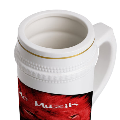 Tru MC Muzik Lion Stein Mug - Bold & Unique Party Drinkware