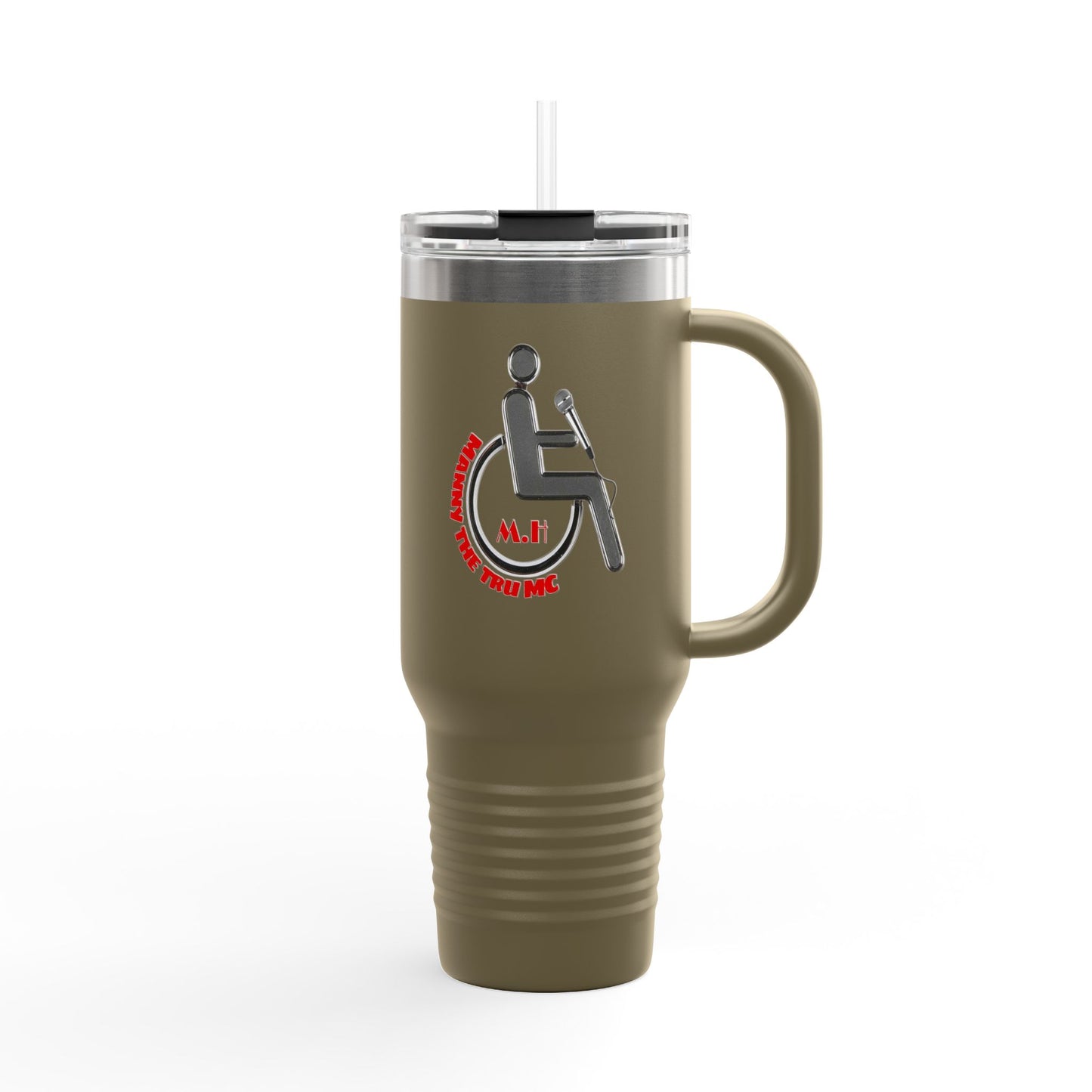 MANNY THE TRU MC Insulated Travel Mug - 40oz Adventure Companion with Fun Design