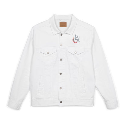 Embroidered Unisex Denim Jacket - Chic Style, Customizable Fashion, Year-Round Essential, Great for Gifting, Trendy Layering Piece