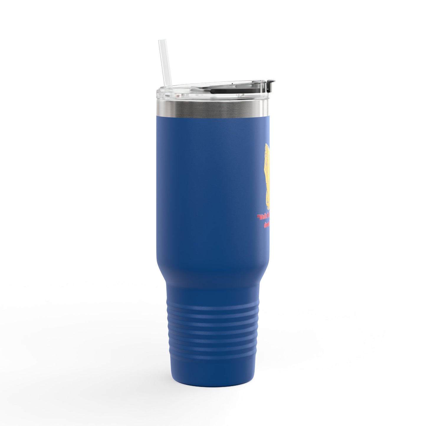 Inspirational Insulated Travel Mug | Faith-Driven Drinkware | Perfect Gift for Travel Lovers | 40oz Tumbler for Coffee, Tea, Work, Hiking
