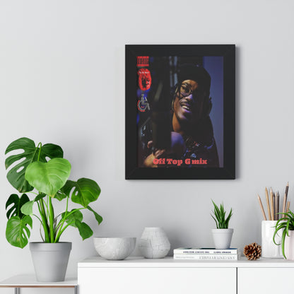 Framed Vertical Poster - Off Top G Mix - Hip-Hop Art Print for Music Lovers