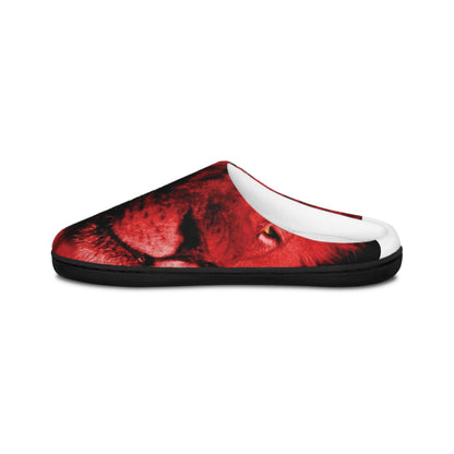 Cozy Red Lion Indoor Slippers for Men