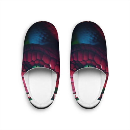 Cozy Dragon Scales Men's Indoor Slippers - Perfect for Relaxation & Home Comfort