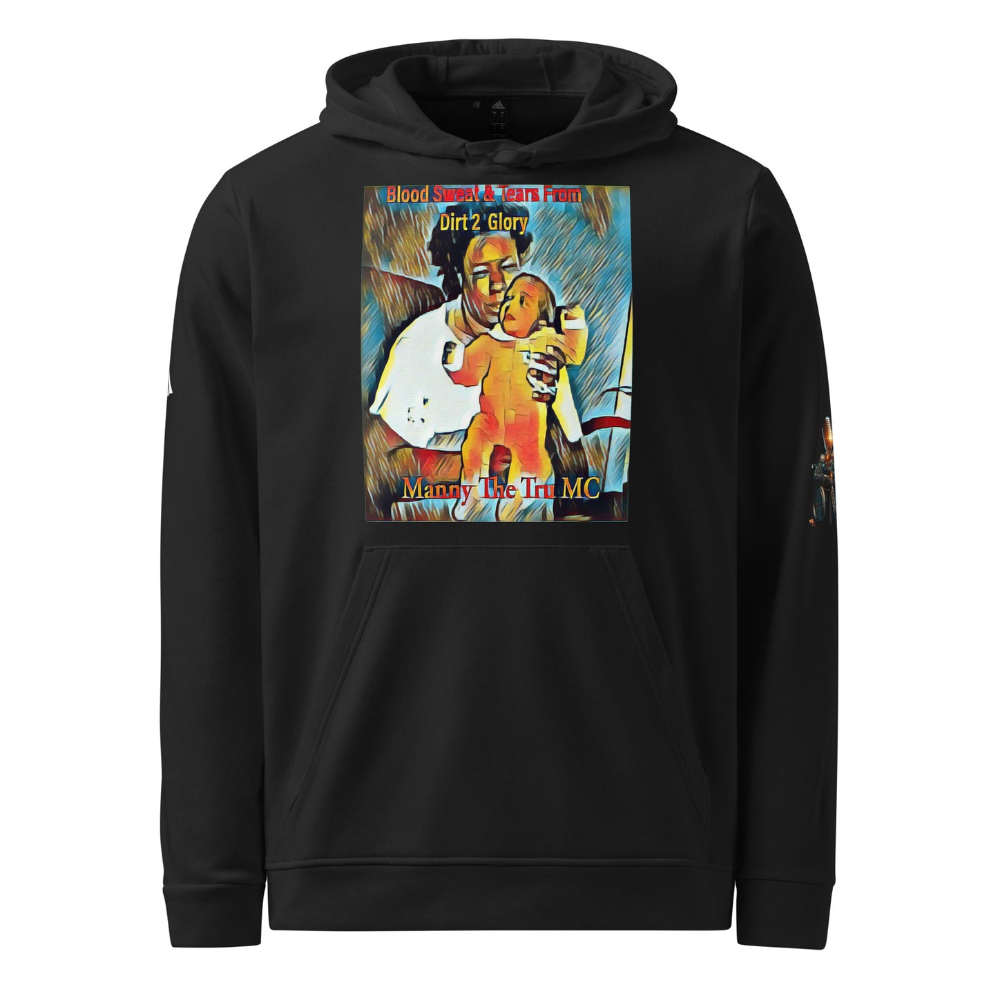 Blood Sweat & Tears from Dirt 2 Glory adidas fleece hoodie