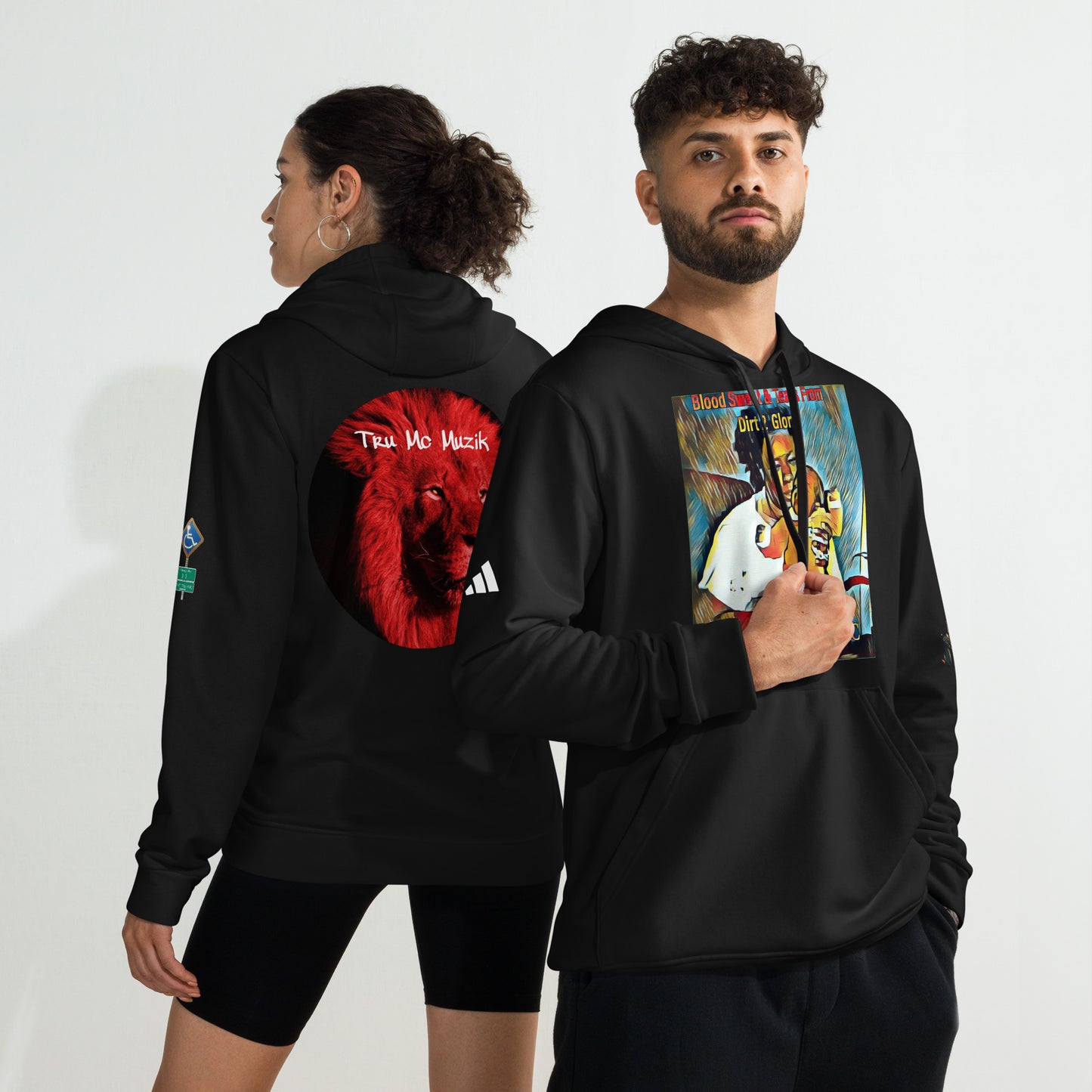 Blood Sweat & Tears from Dirt 2 Glory adidas fleece hoodie