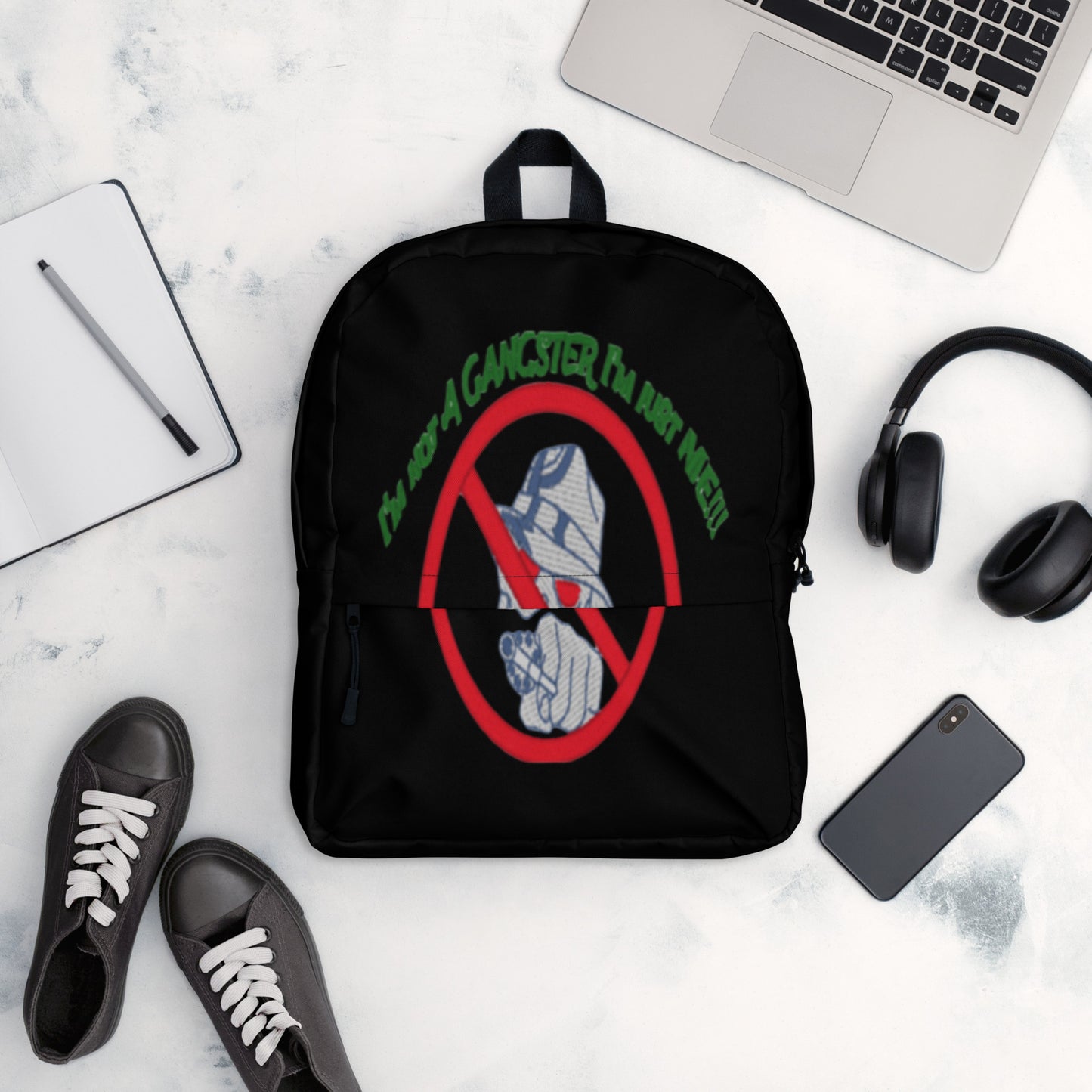 I'm not a gangster Backpack