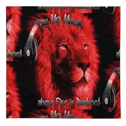 TRU MC MUZIK All-over print bandana