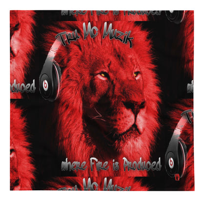 TRU MC MUZIK All-over print bandana