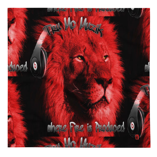 TRU MC MUZIK All-over print bandana