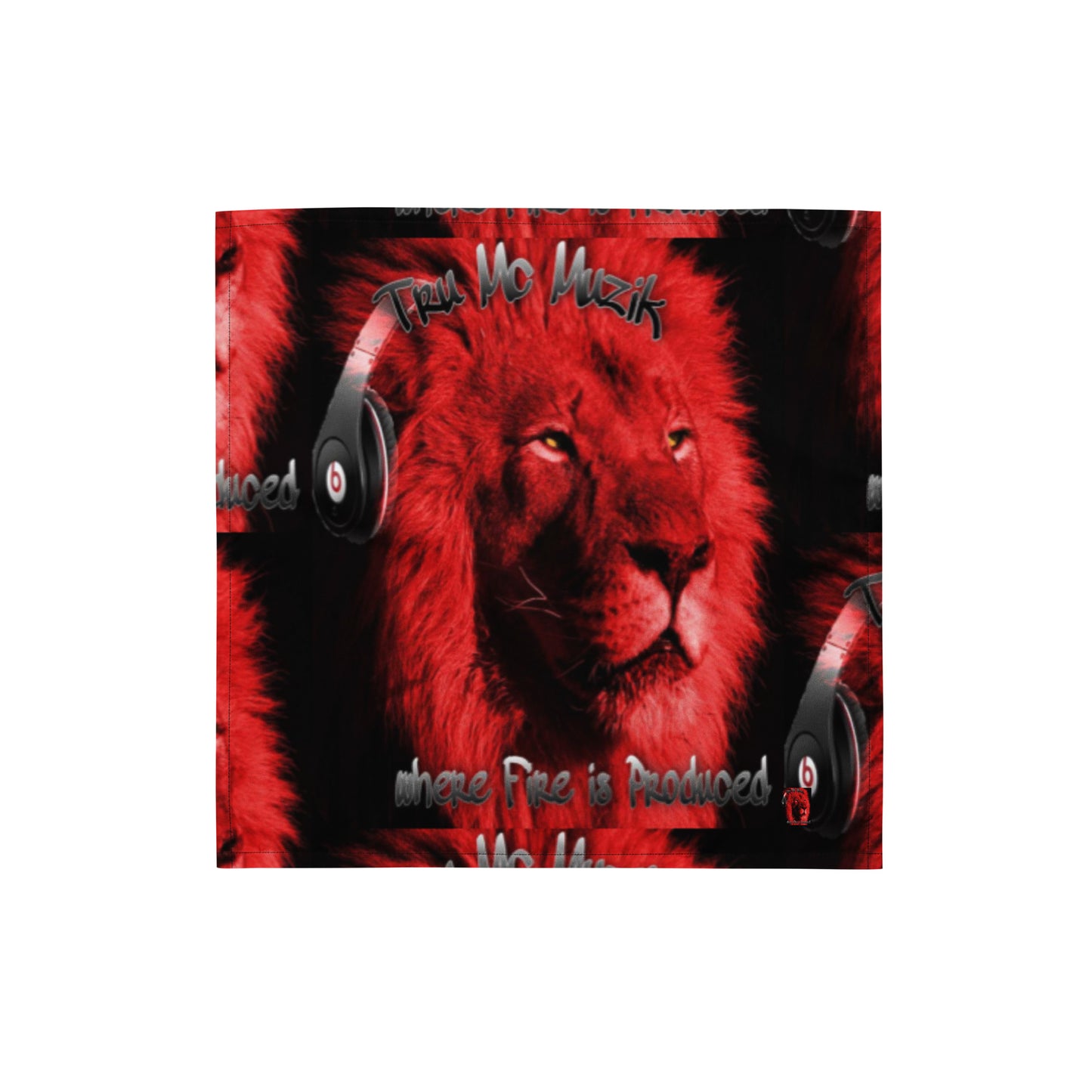 TRU MC MUZIK All-over print bandana
