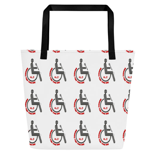 THE TRU MC SQUAD All-Over Print Large Tote Bag