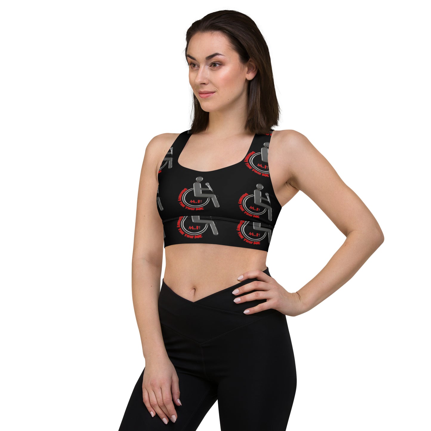 MANNY THE TRU MC Longline sports bra
