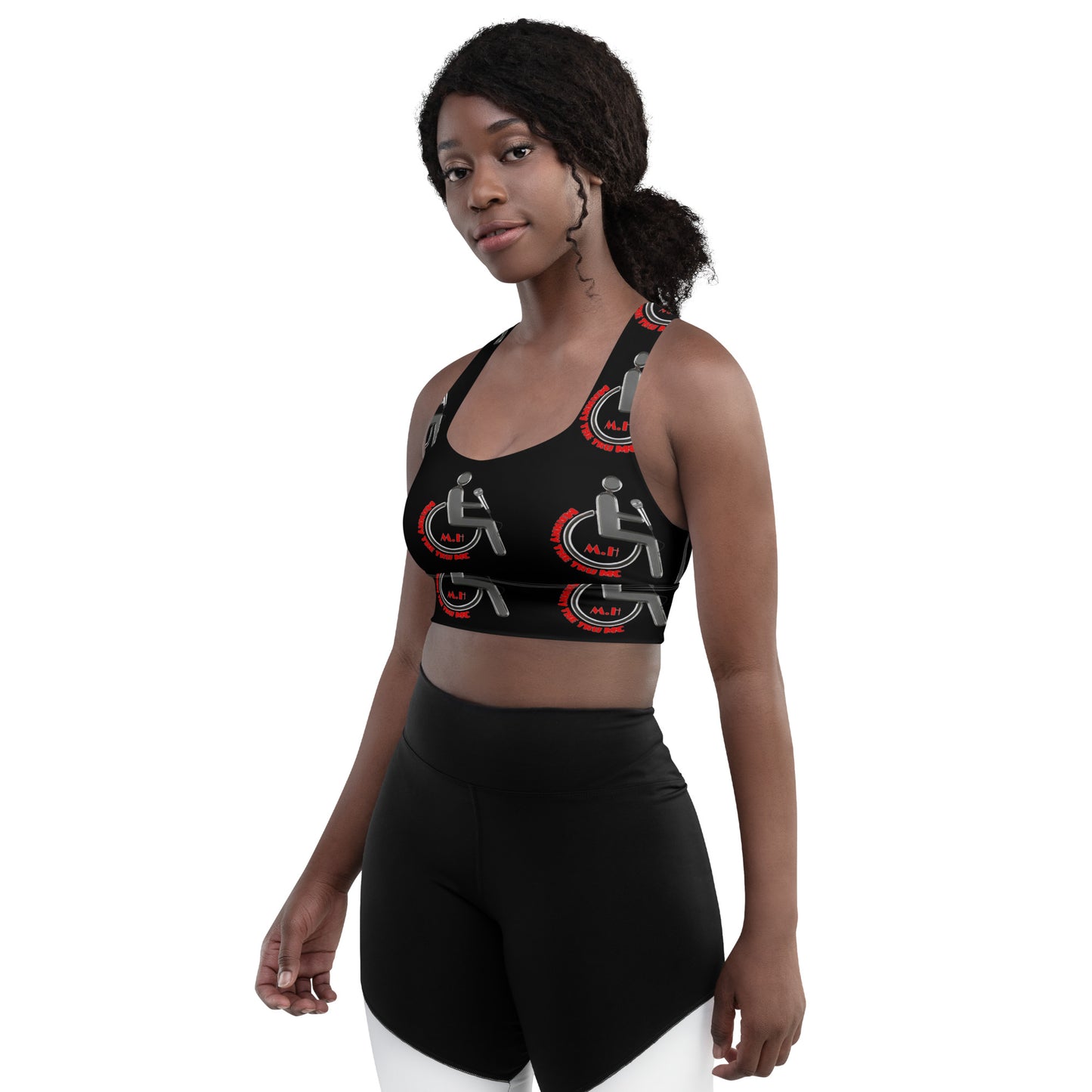 MANNY THE TRU MC Longline sports bra