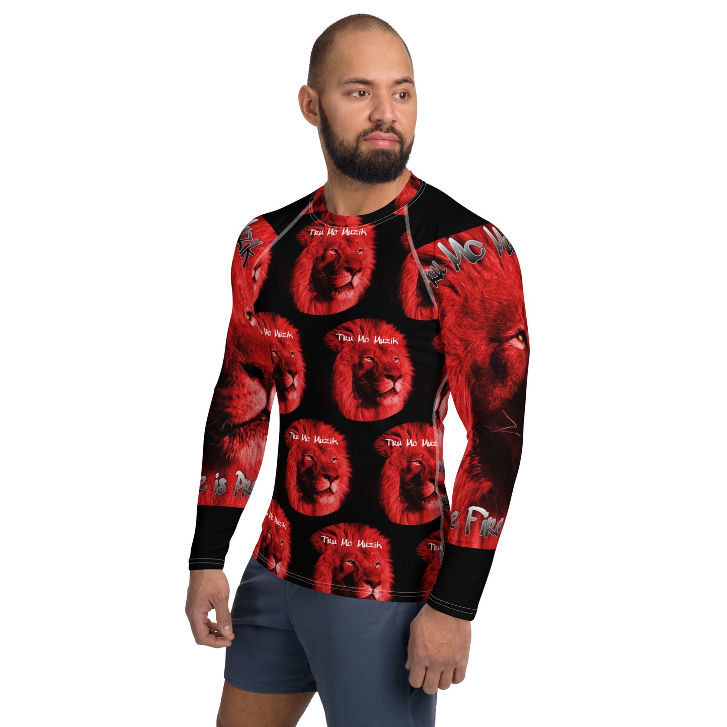 TRU MC MUZIK Men's Rash Guard