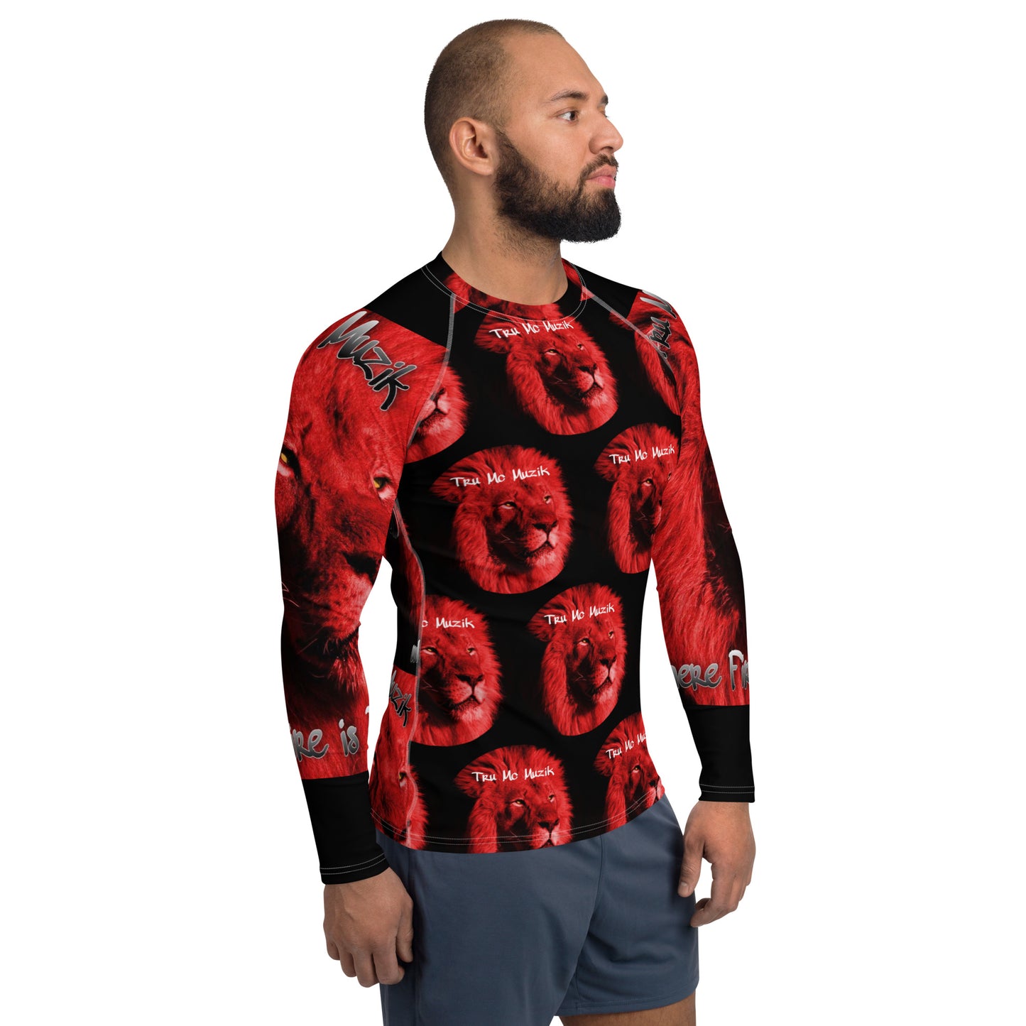 TRU MC MUZIK Men's Rash Guard