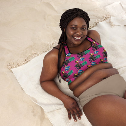 THE TRU MC BRAND Padded Sports Bra