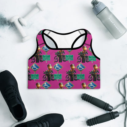 THE TRU MC BRAND Padded Sports Bra